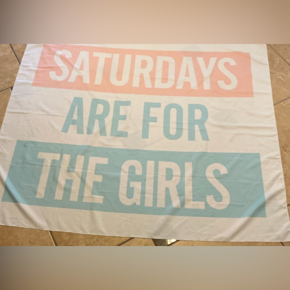 Wall Decor “Saturdays Are For The Girls Flag” - 3’x 5’ Feet Banner